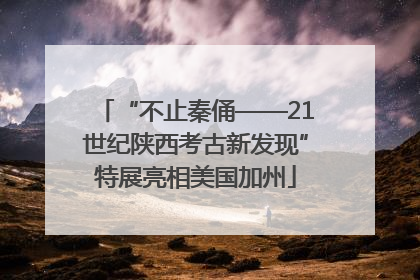 “不止秦俑——21世纪陕西考古新发现”特展亮相美国加州
