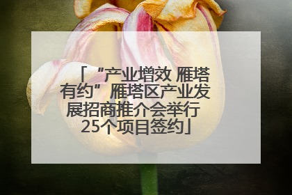 “产业增效 雁塔有约”雁塔区产业发展招商推介会举行 25个项目签约