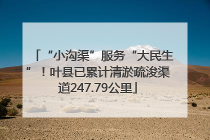 “小沟渠”服务“大民生”！叶县已累计清淤疏浚渠道247.79公里