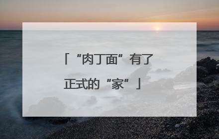 “肉丁面”有了正式的“家”