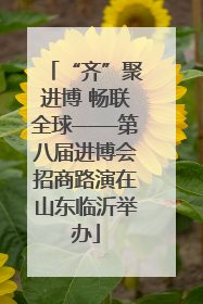 “齐”聚进博 畅联全球——第八届进博会招商路演在山东临沂举办