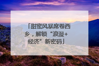 甜蜜风暴席卷西乡，解锁“浪漫+经济”新密码