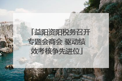 益阳资阳税务召开专题会商会 驱动绩效考核争先进位