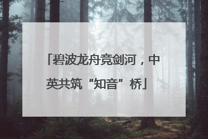 碧波龙舟竞剑河，中英共筑“知音”桥