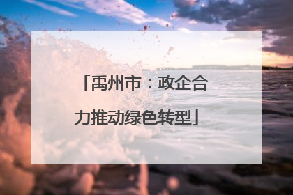 禹州市：政企合力推动绿色转型
