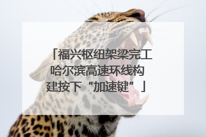 福兴枢纽架梁完工 哈尔滨高速环线构建按下“加速键”