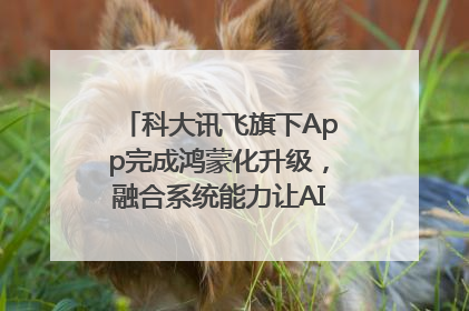 科大讯飞旗下App完成鸿蒙化升级，融合系统能力让AI服务触手可及