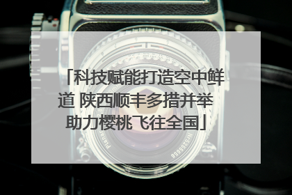 科技赋能打造空中鲜道 陕西顺丰多措并举助力樱桃飞往全国