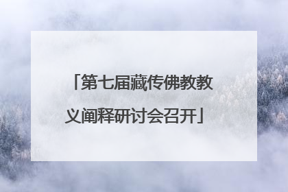 第七届藏传佛教教义阐释研讨会召开