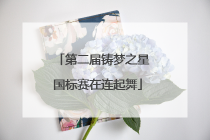 第二届铸梦之星国标赛在连起舞