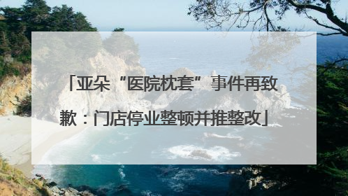 亚朵“医院枕套”事件再致歉：门店停业整顿并推整改