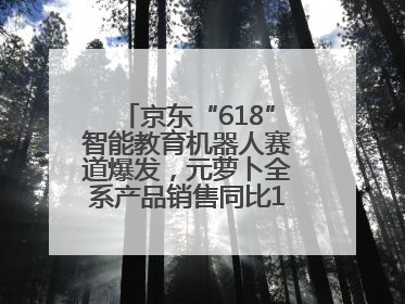 京东“618”智能教育机器人赛道爆发，元萝卜全系产品销售同比171%成黑马