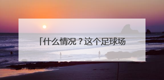 什么情况？这个足球场首要规则是不能冲撞