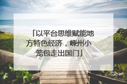 以平台思维赋能地方特色经济，嵊州小笼包走出国门