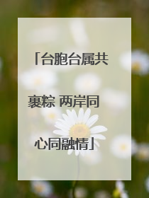 台胞台属共裹粽 两岸同心同融情