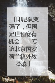印尼队变强了，但国足世预赛有机会——专访北京国安荷兰籍外教杰森