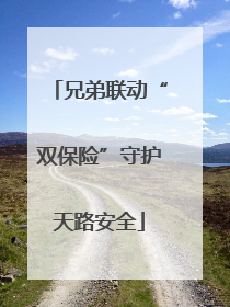 兄弟联动“双保险”守护天路安全