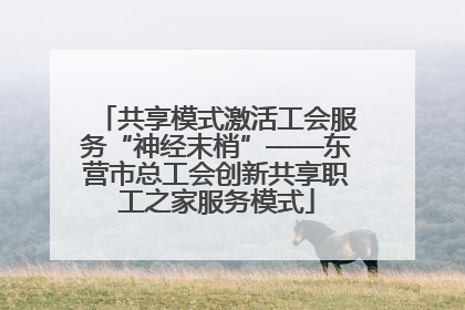 共享模式激活工会服务“神经末梢”——东营市总工会创新共享职工之家服务模式