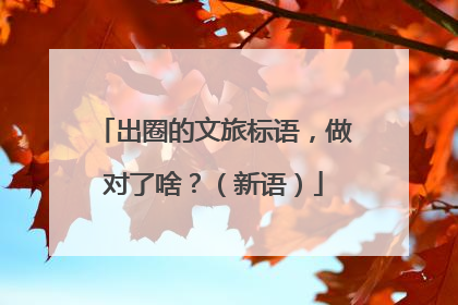 出圈的文旅标语，做对了啥？（新语）