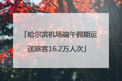 哈尔滨机场端午假期运送旅客16.2万人次
