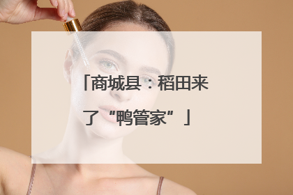 商城县：稻田来了“鸭管家”
