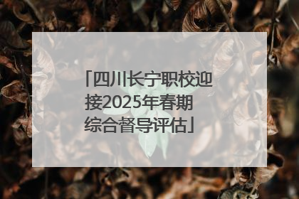 四川长宁职校迎接2025年春期综合督导评估