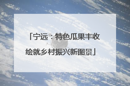 宁远：特色瓜果丰收绘就乡村振兴新图景