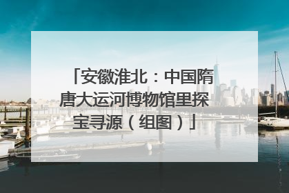 安徽淮北：中国隋唐大运河博物馆里探宝寻源（组图）