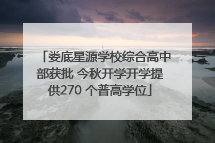 娄底星源学校综合高中部获批 今秋开学开学提供270 个普高学位