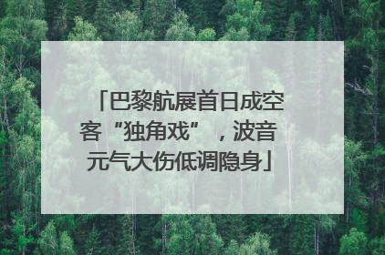 巴黎航展首日成空客“独角戏”，波音元气大伤低调隐身