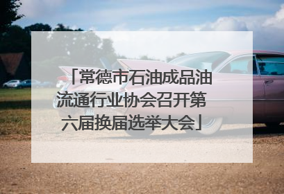 常德市石油成品油流通行业协会召开第六届换届选举大会