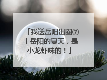 我送岳阳出圈⑦丨岳阳的夏天，是小龙虾味的！