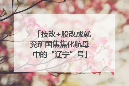 技改+股改成就兖矿国焦焦化航母中的“辽宁”号
