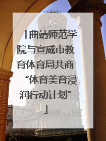 曲靖师范学院与宣威市教育体育局共商“体育美育浸润行动计划”