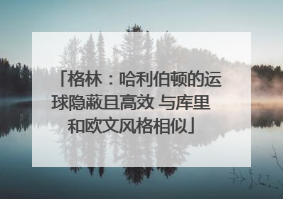 格林：哈利伯顿的运球隐蔽且高效 与库里和欧文风格相似