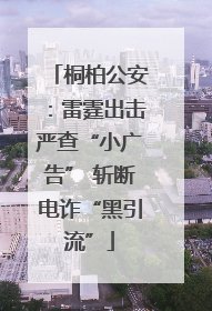 桐柏公安：雷霆出击严查“小广告” 斩断电诈“黑引流”