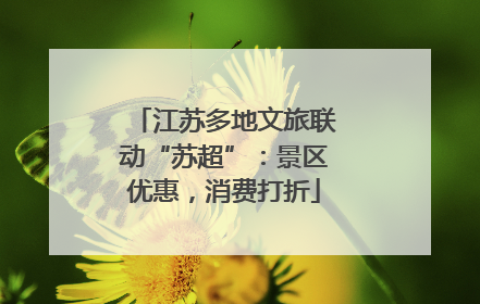 江苏多地文旅联动“苏超”：景区优惠，消费打折