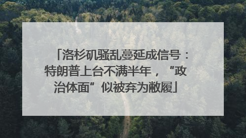 洛杉矶骚乱蔓延成信号：特朗普上台不满半年，“政治体面”似被弃为敝履