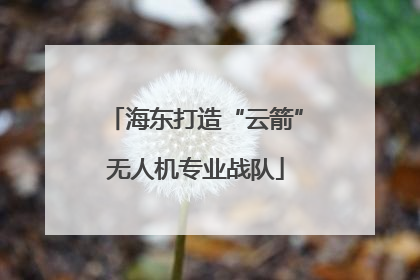 海东打造“云箭”无人机专业战队
