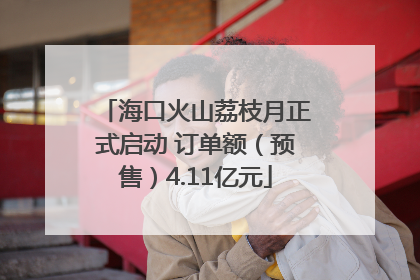 海口火山荔枝月正式启动 订单额（预售）4.11亿元
