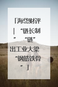 海岱财评｜“链长制” “链”出工业大梁“钢筋铁骨”