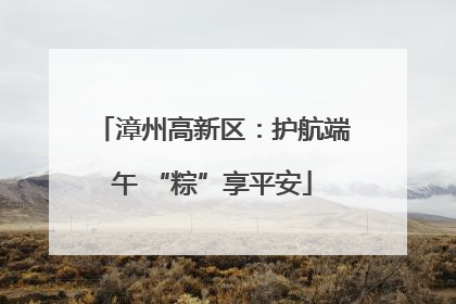 漳州高新区：护航端午 “粽”享平安