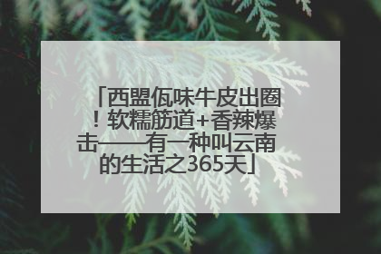西盟佤味牛皮出圈！软糯筋道+香辣爆击——有一种叫云南的生活之365天