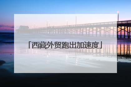 西藏外贸跑出加速度