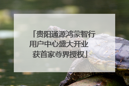 贵阳通源鸿蒙智行用户中心盛大开业 获首家尊界授权