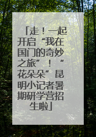 走！一起开启“我在国门的奇妙之旅”！“花朵朵”昆明小记者暑期研学营招生啦