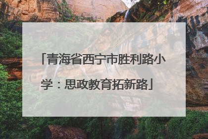 青海省西宁市胜利路小学：思政教育拓新路