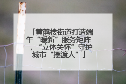 黄鹤楼街道打造端午“暖新”服务矩阵，“立体关怀”守护城市“摆渡人”
