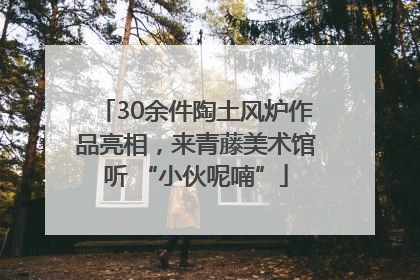 30余件陶土风炉作品亮相，来青藤美术馆听 “小伙呢喃”